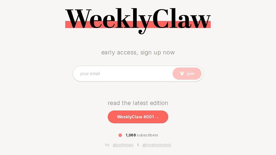 Weekly Claw