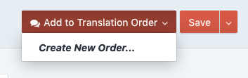 Add to translation order button