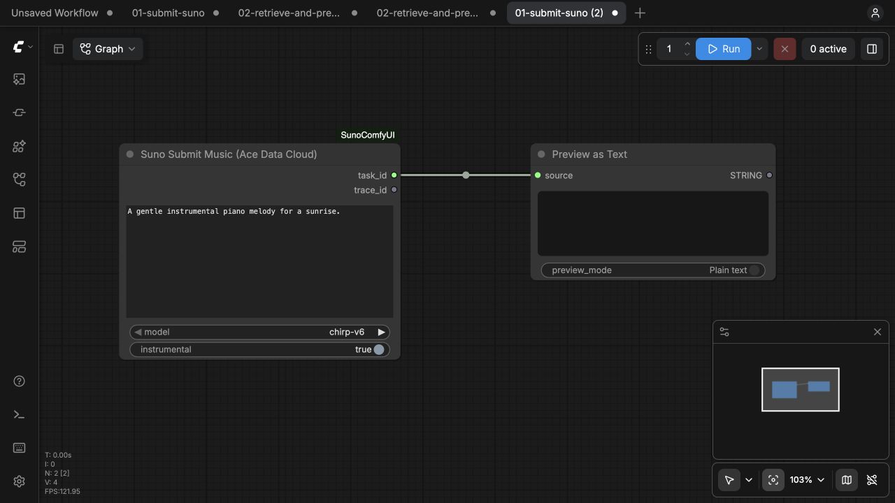 Imported submit workflow in ComfyUI 0.39.0