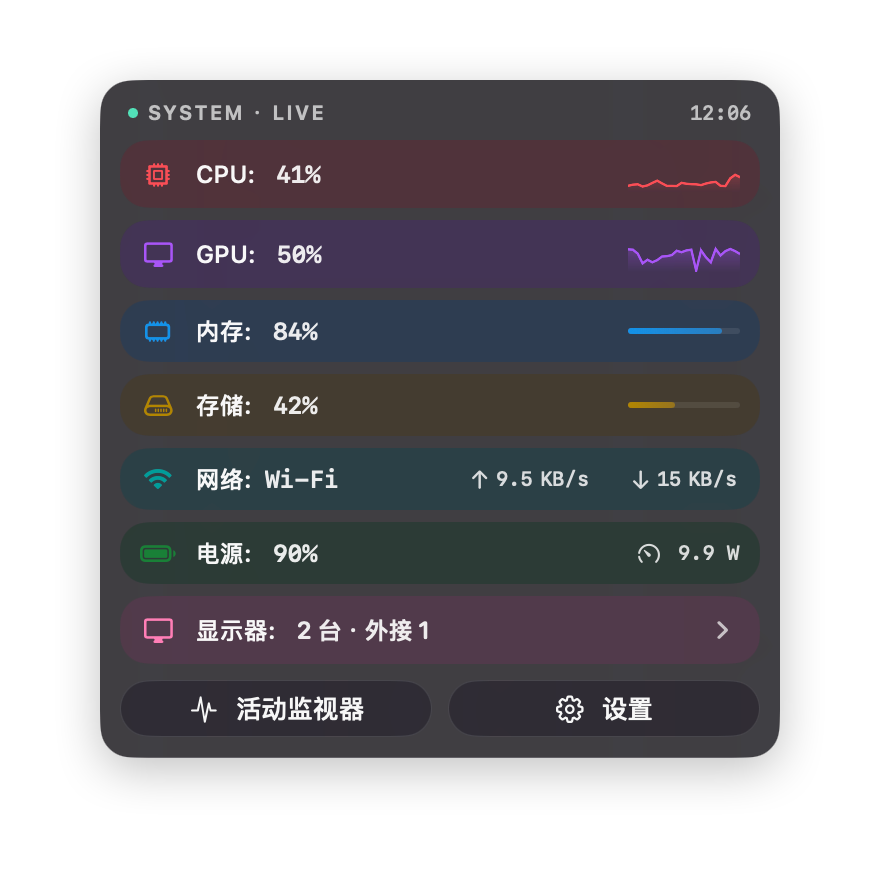 活力深色主题