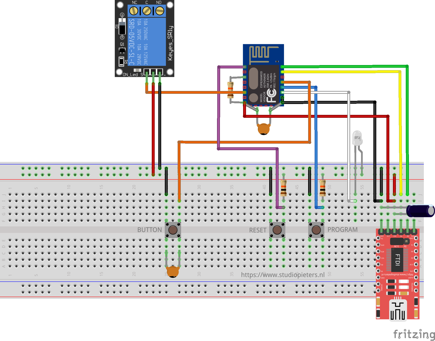 fritzing high voltage power supply part