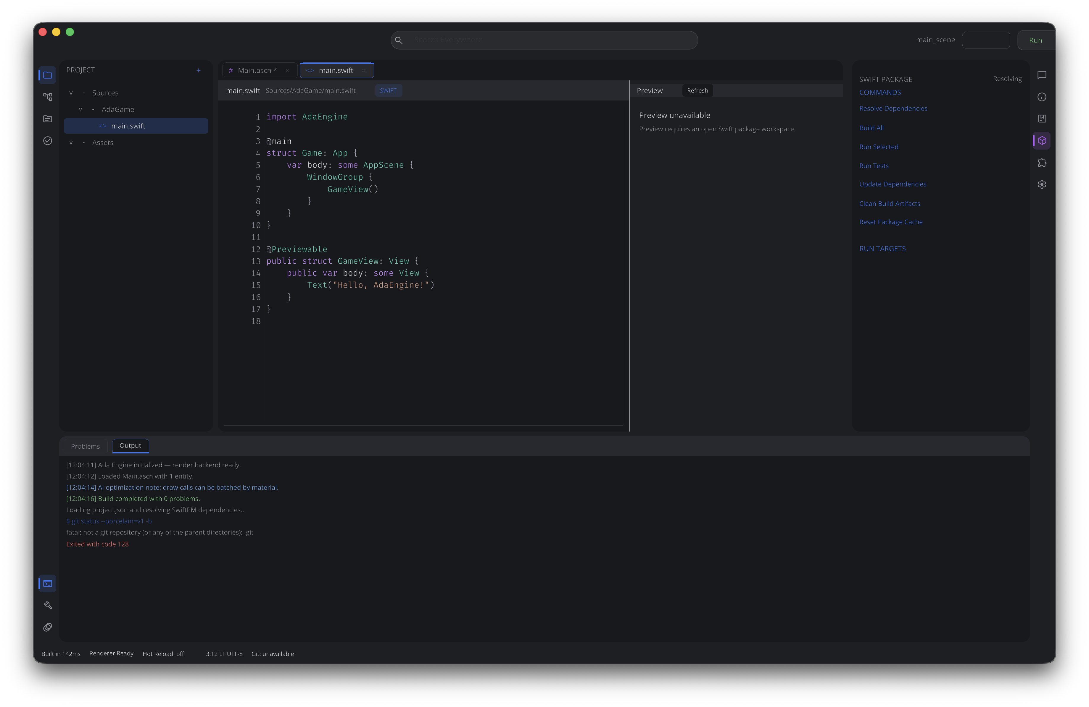 AdaEditor screenshot