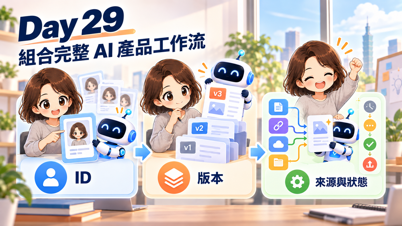 Day 29 小結：用識別碼、版本、來源與狀態建立完整串接鏈條