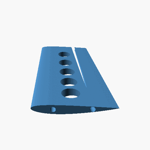 NACA 2412 tapered wing orbit