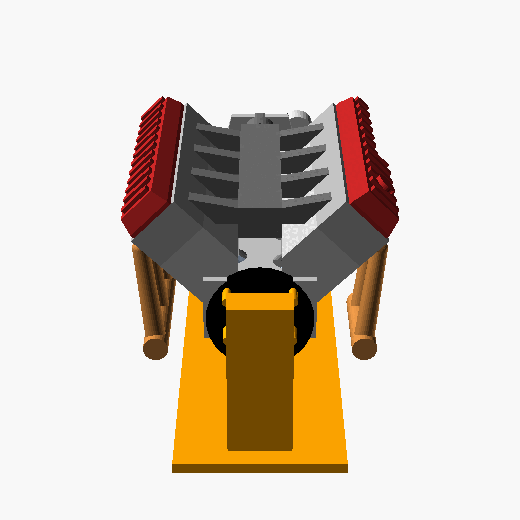 V8 engine orbit
