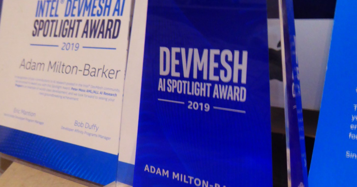 Intel® DevMesh AI Spotlight Award