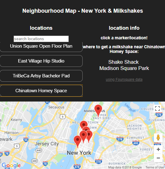 image of neighbourhood app screen