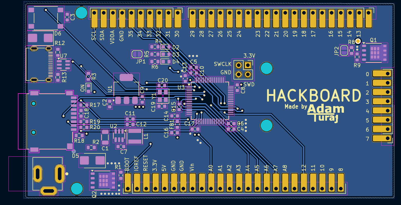 Bottom PCB Layer