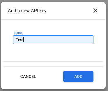 Generate API Keys