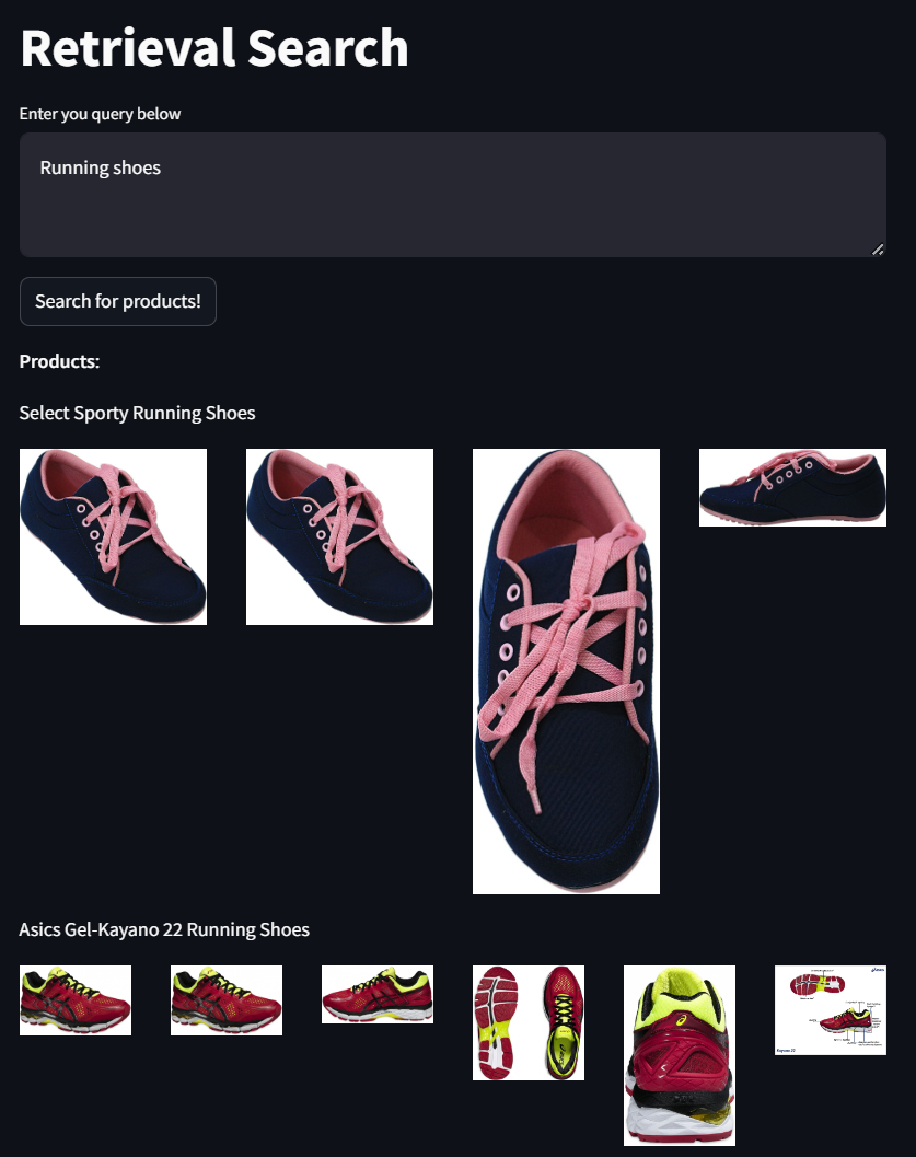 Running shoes