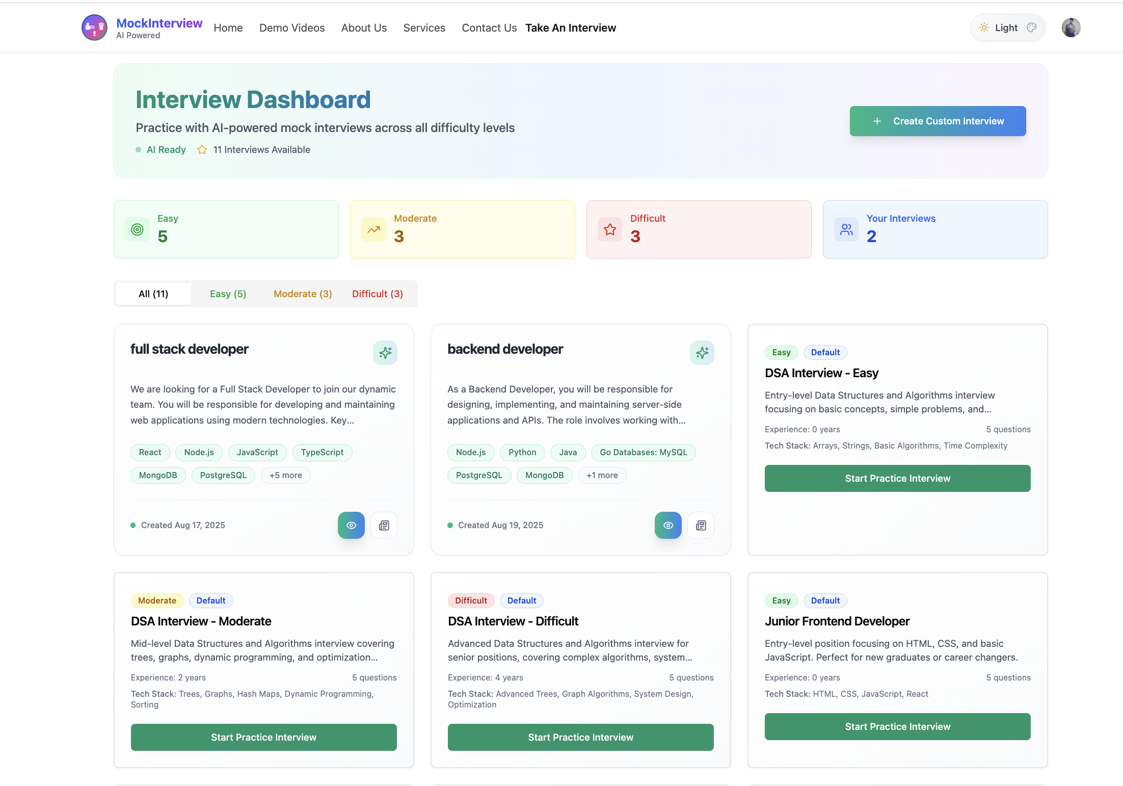 GitHub - Adarshkumar24/ai-mock-interview-platform: AI-powered mock ...