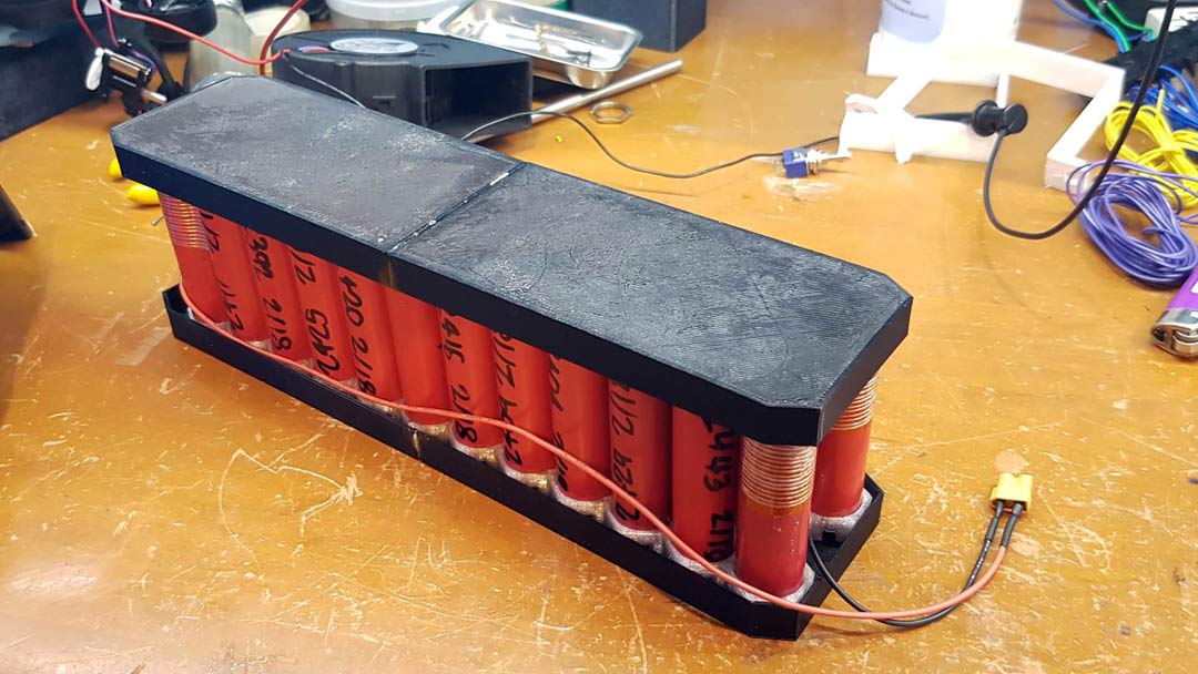 Battery With Caps