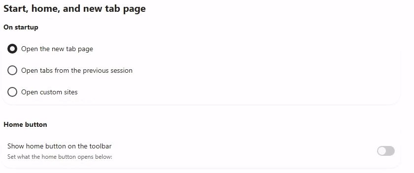 Observed Edge setting on Enterprise pilot