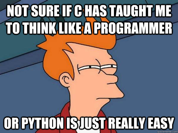 c and python meme