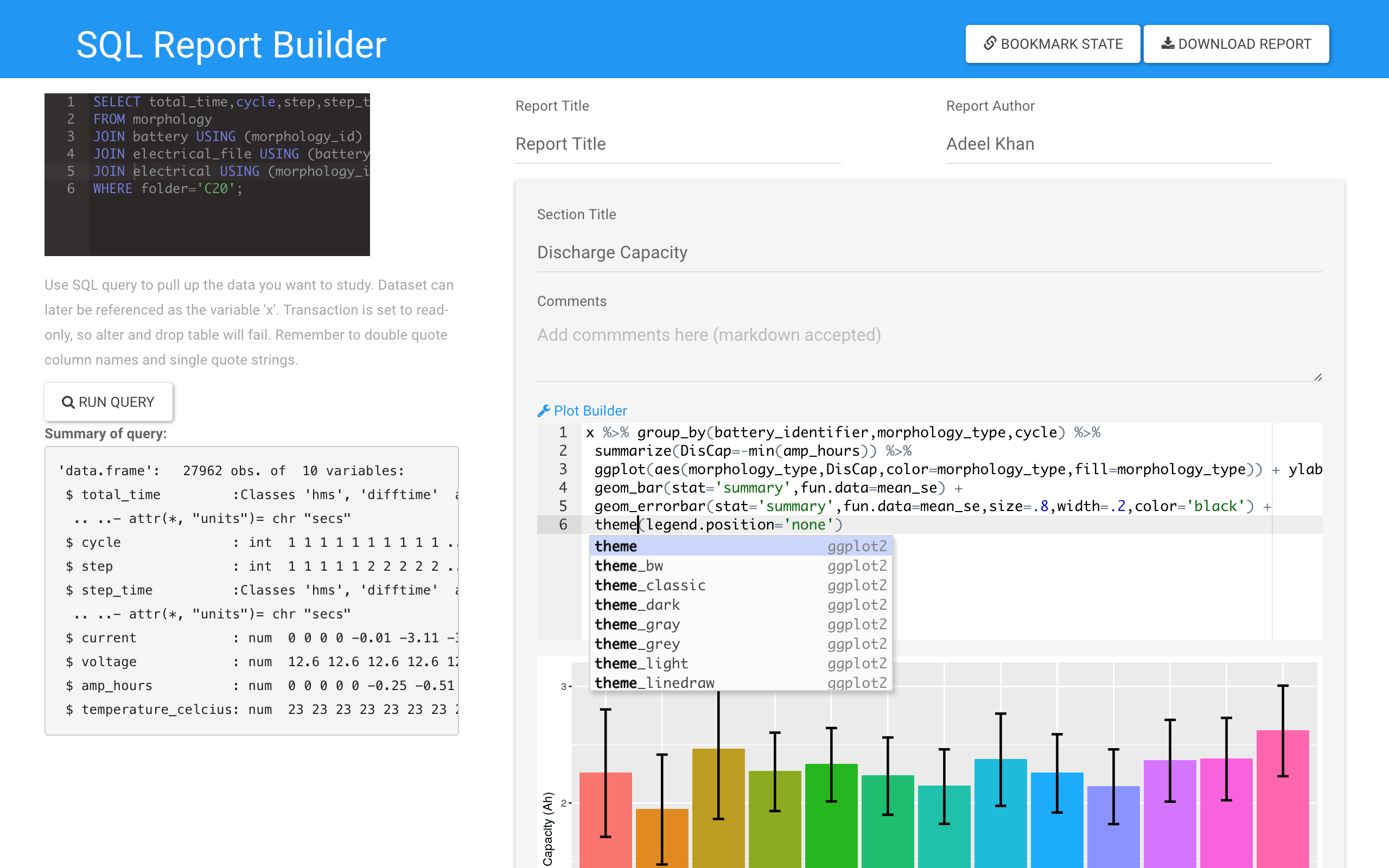 Report Builder