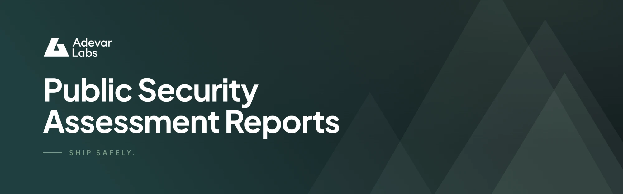 Adevar Labs public security assessment reports