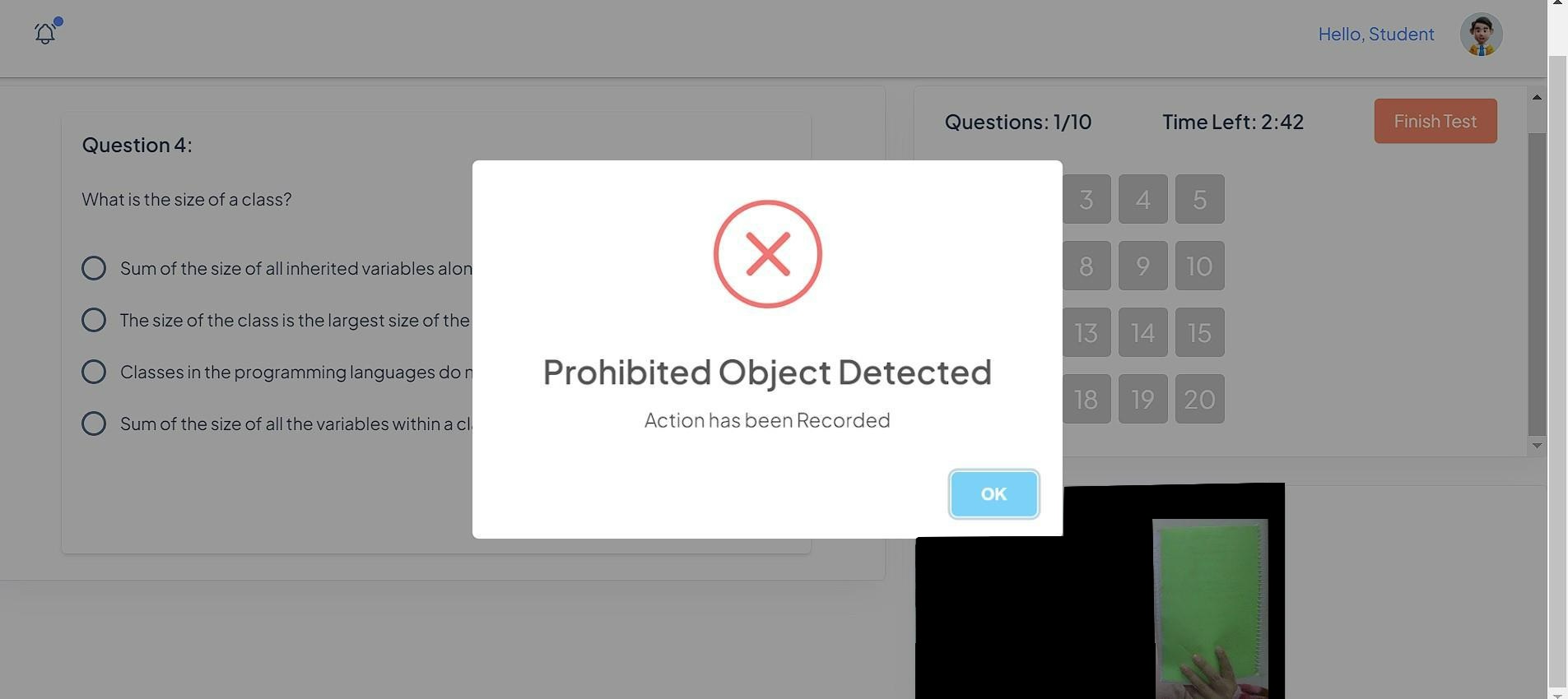 Prohibited Object Detection