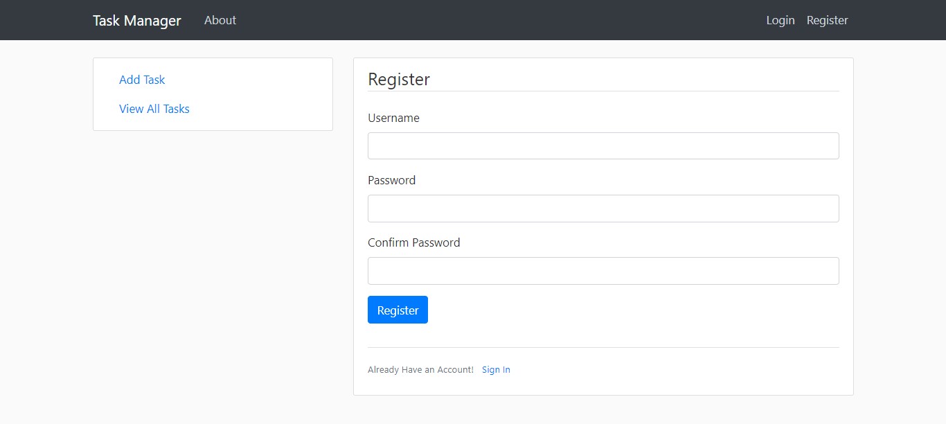 Registration Page