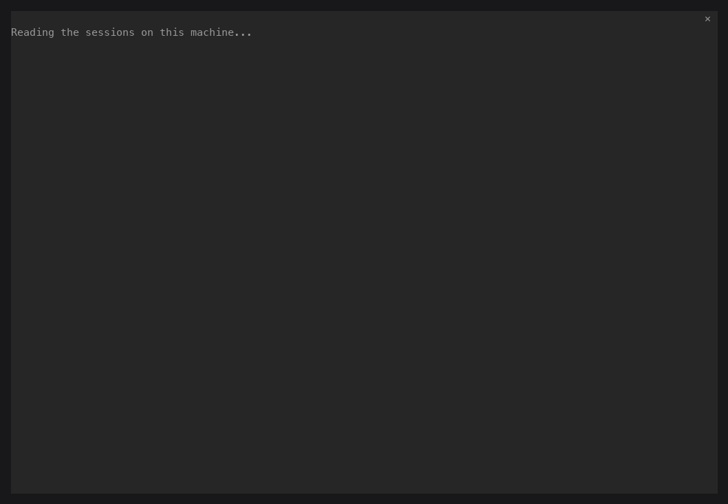 The /watch console stepping through five Claude Code sessions: one waiting on you, two working, two idle