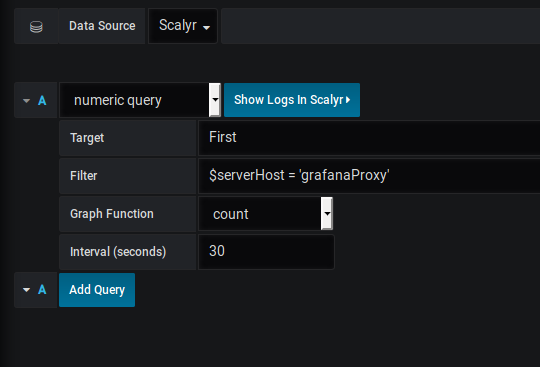 First Graph Config