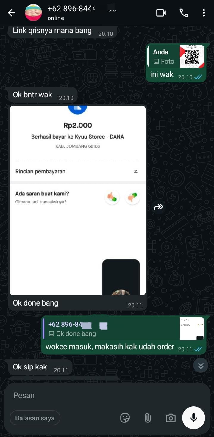 Testimoni pembelian Starseed 1