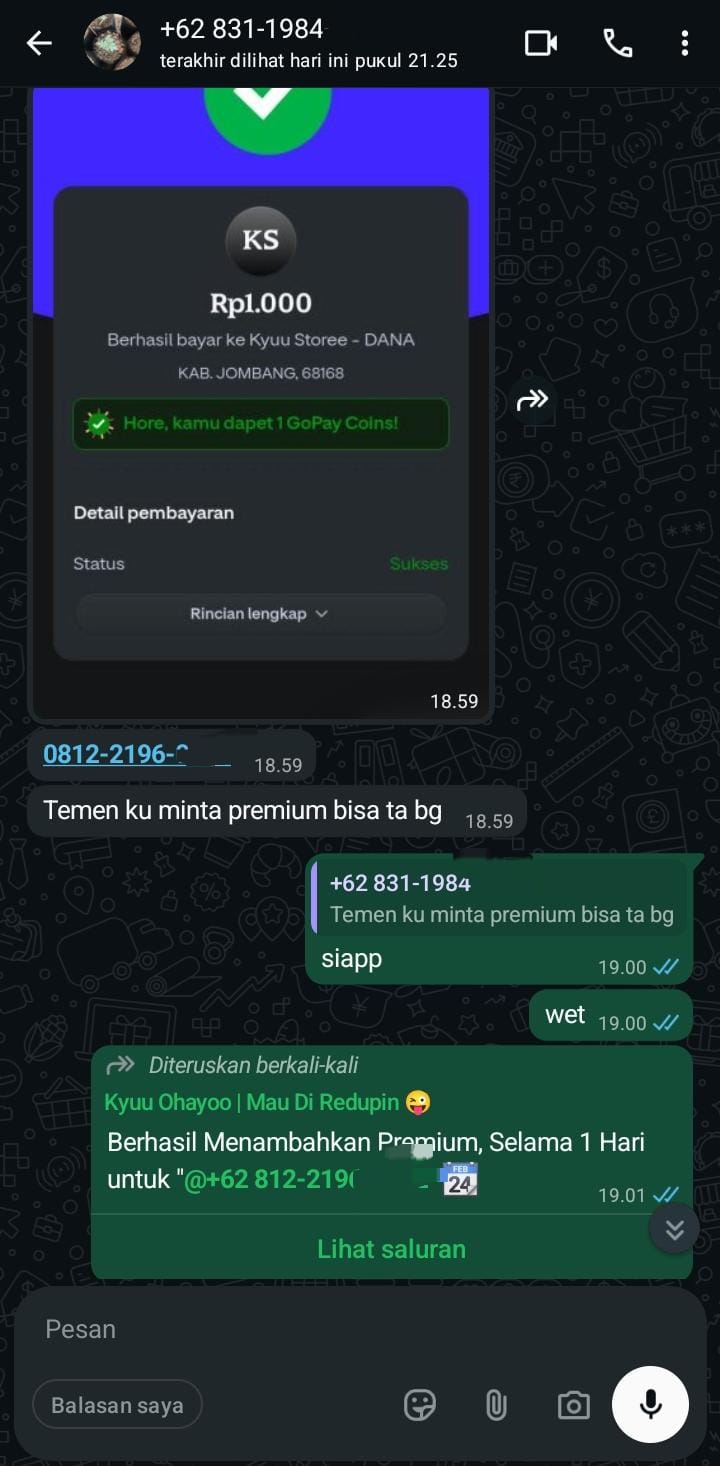 Testimoni pembelian Starseed 5