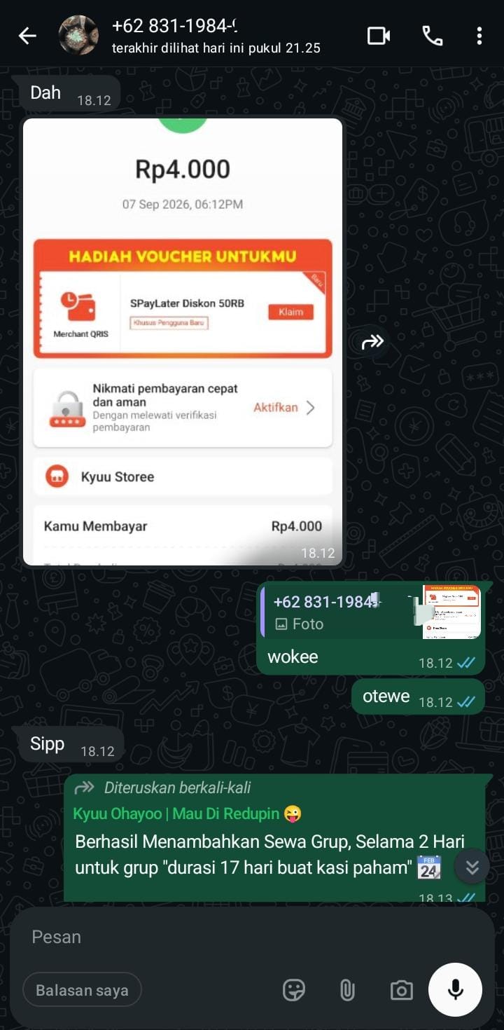 Testimoni pembelian Starseed 6