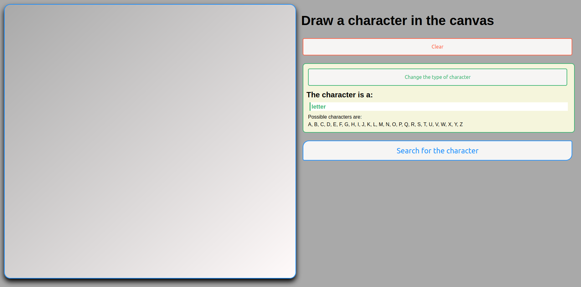 GitHub - Adonis-Stavridis/Character-Recognition-App: A character ...