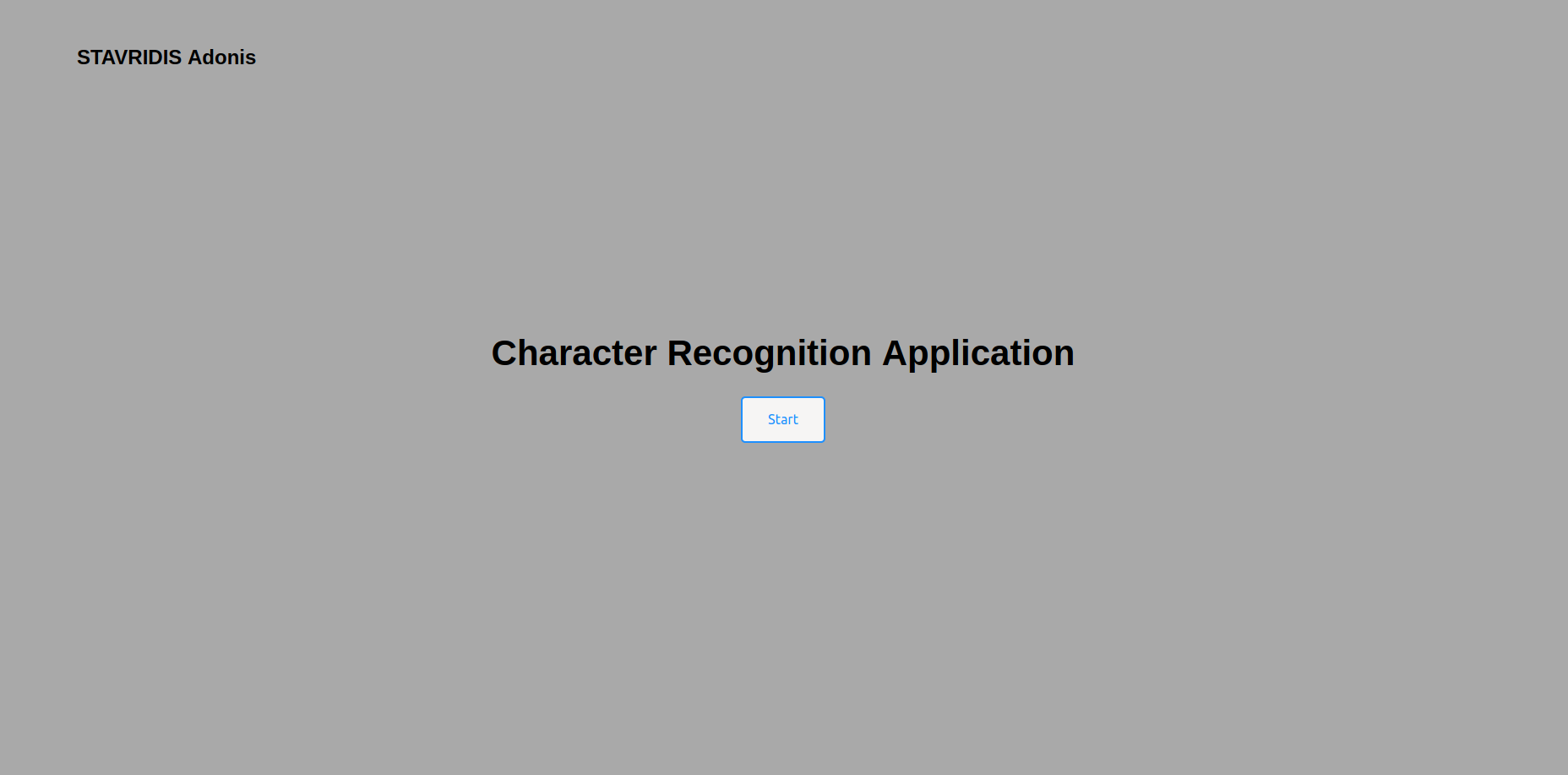 GitHub - Adonis-Stavridis/Character-Recognition-App: A character ...