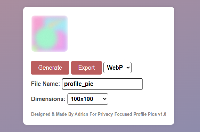 GitHub - Adrian-atsign-VU/FossFile: Create Random But Unique Profile ...