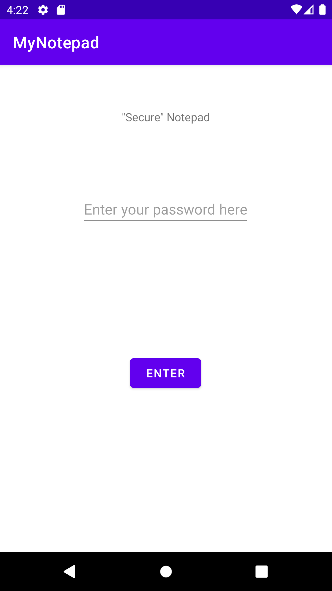 GitHub - AdrianKlessa/EncryptedNotepad
