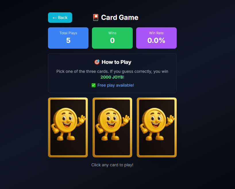 Daily Claim Interface