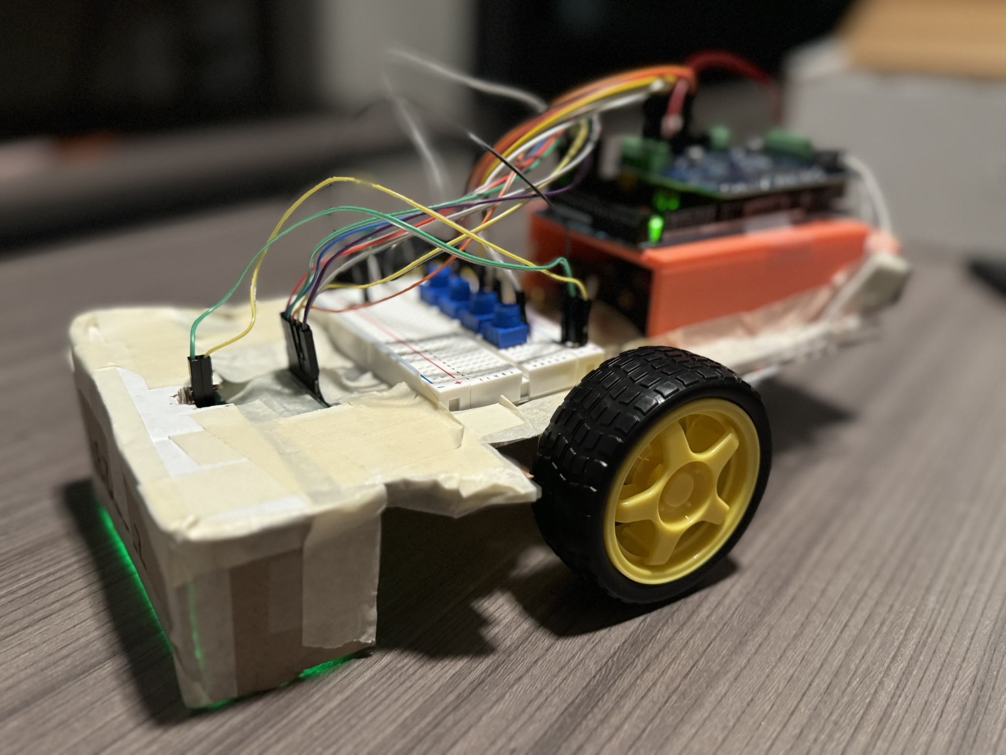 Line following robot, from the project README