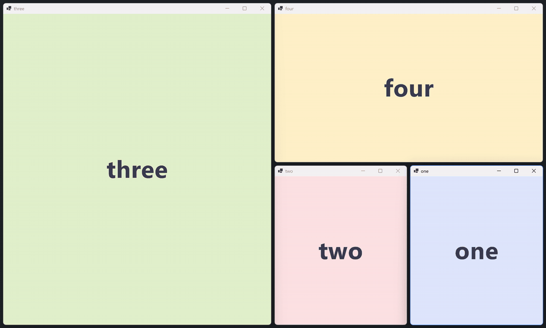 Growing and shrinking the focused window from the keyboard