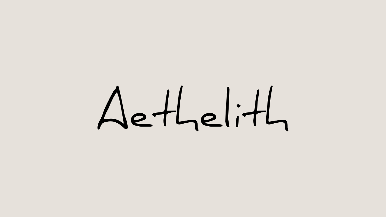 Aethelith Cover