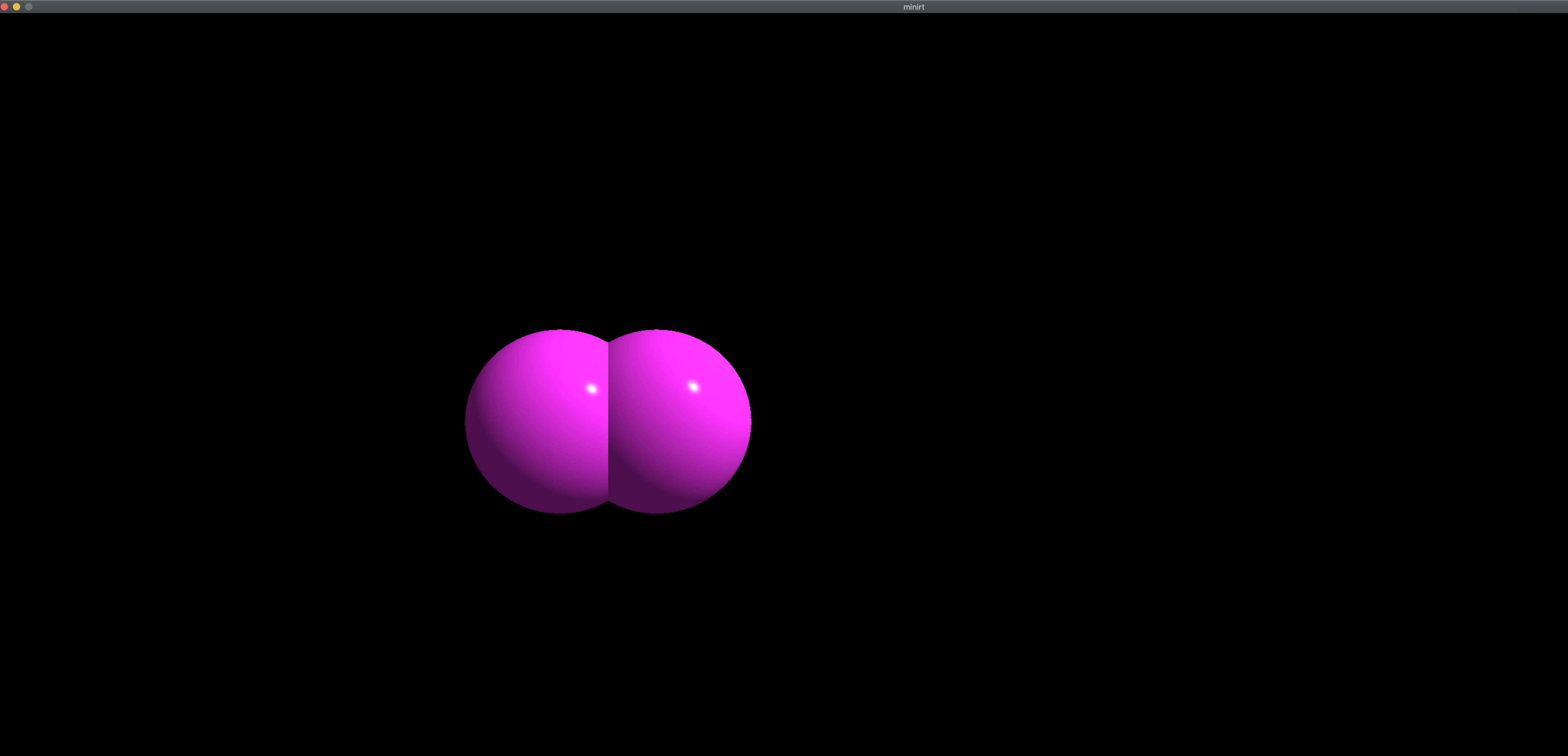 Two Spheres Intertwined