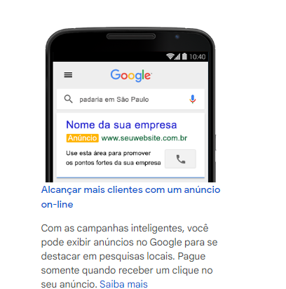 Pessoas entrando em contato como ajudante Google meu negócio