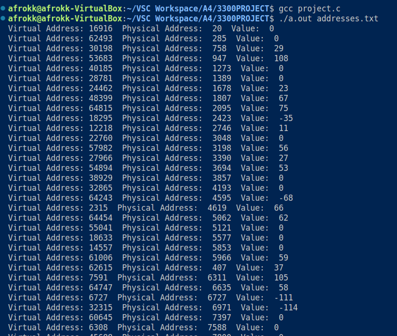GitHub - Afrokk/Virtual-Memory-Manager: A Virtual Memory Manager ...