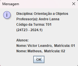 Lista de Chamada - Lista