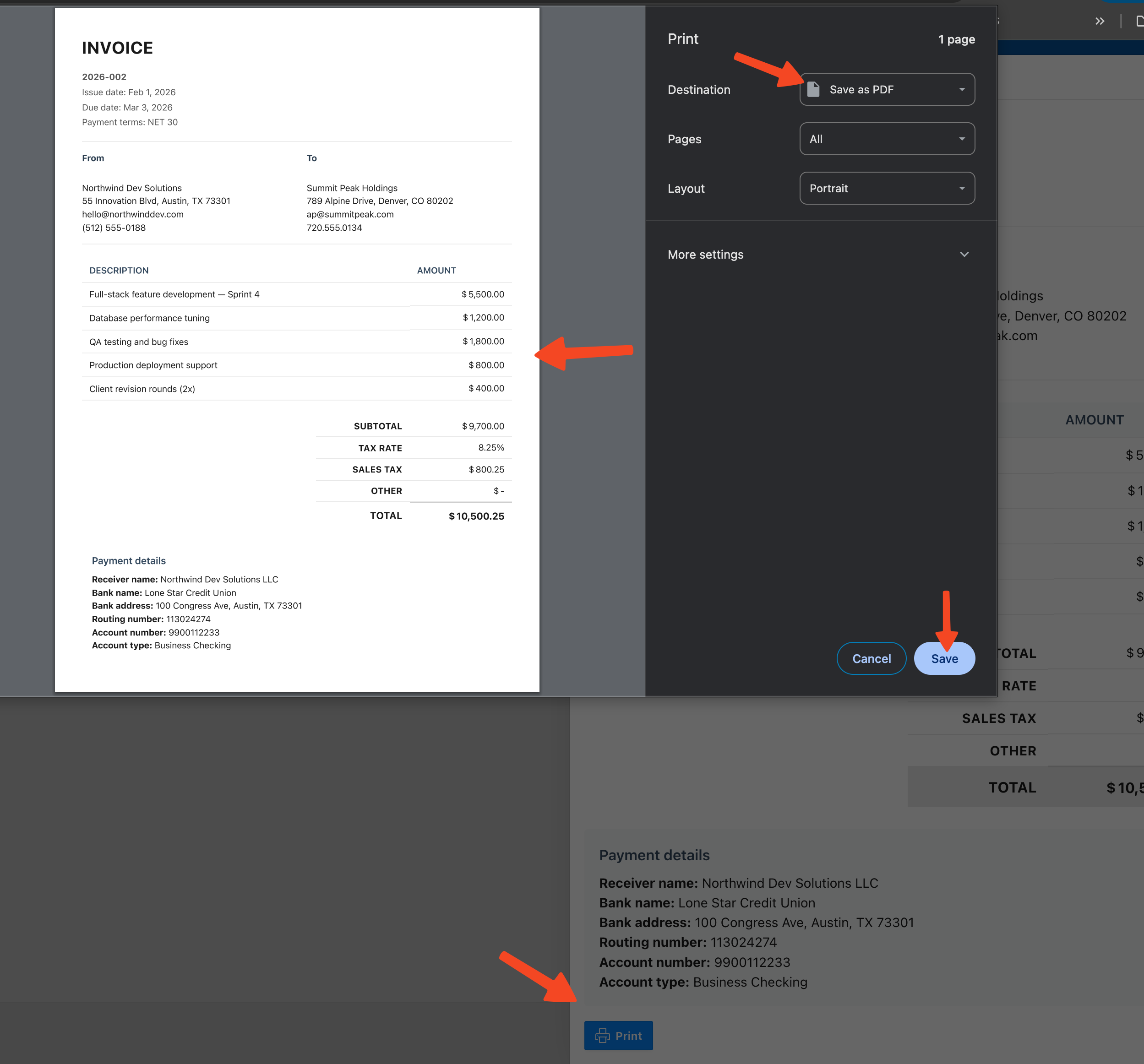 Print / Save as PDF