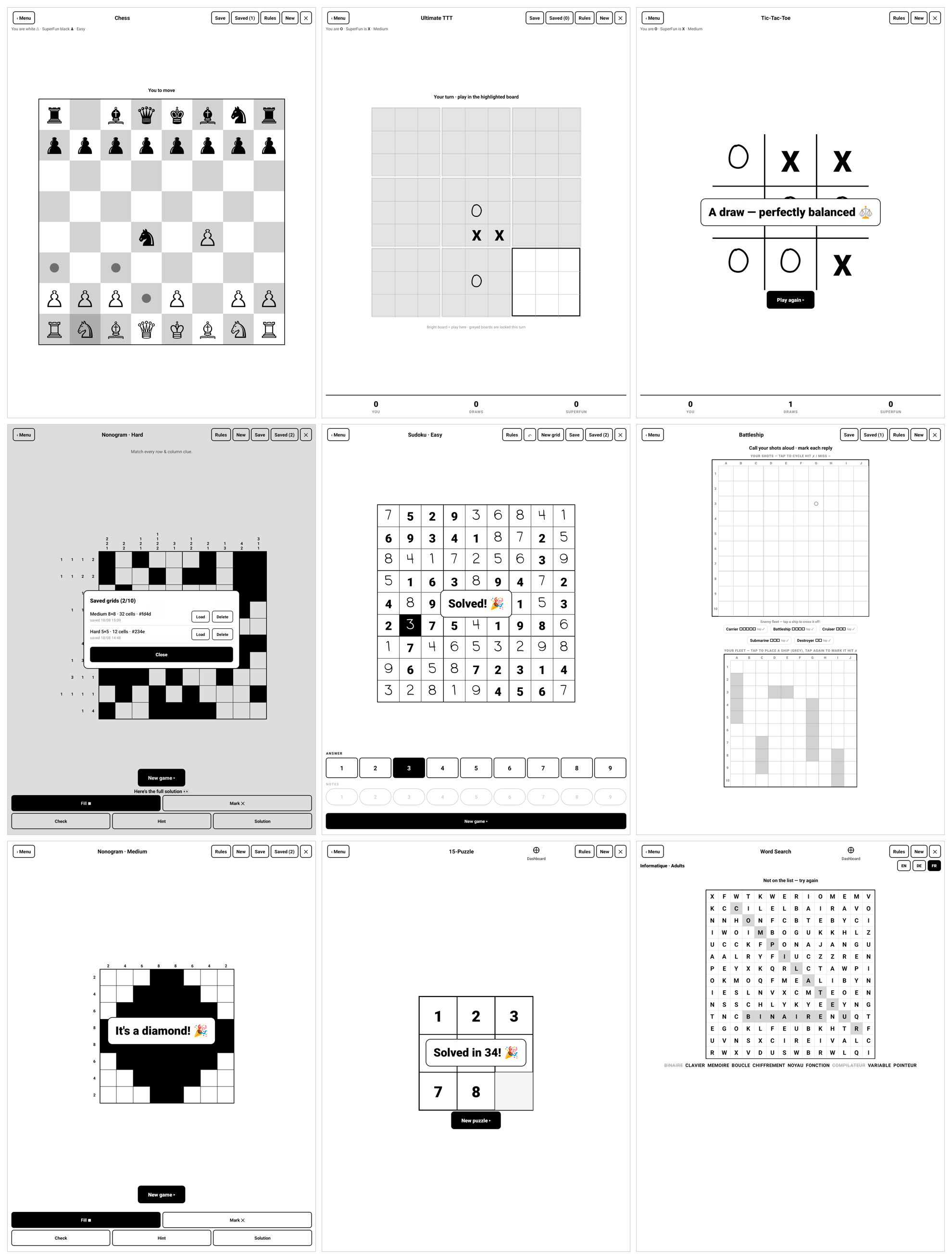 Even more games