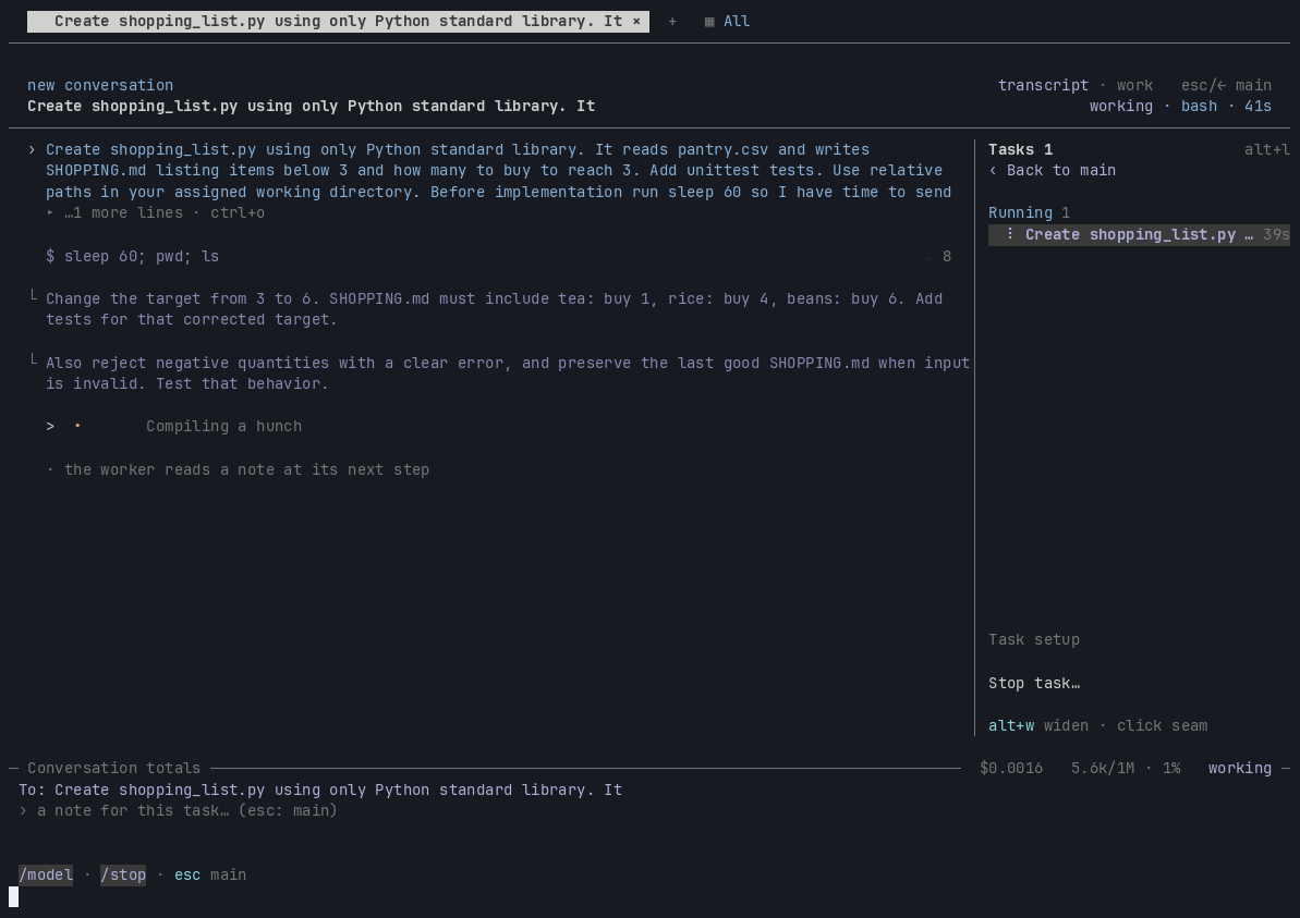 Real CodeAF workflow result