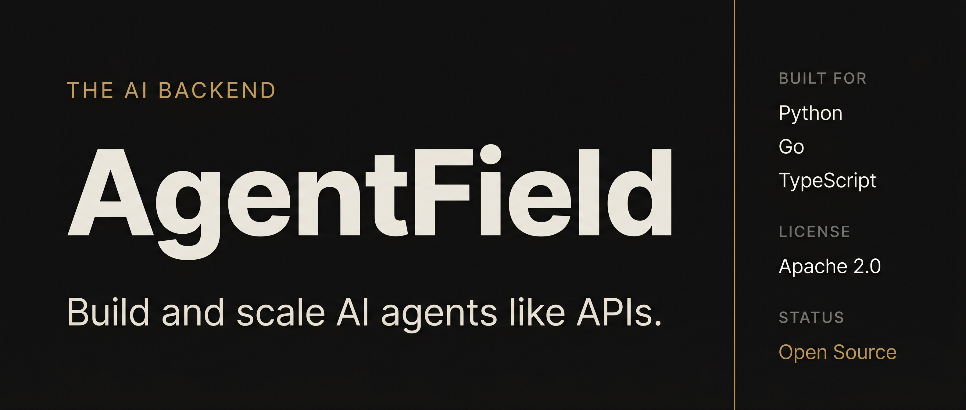 AgentField - The AI Backend