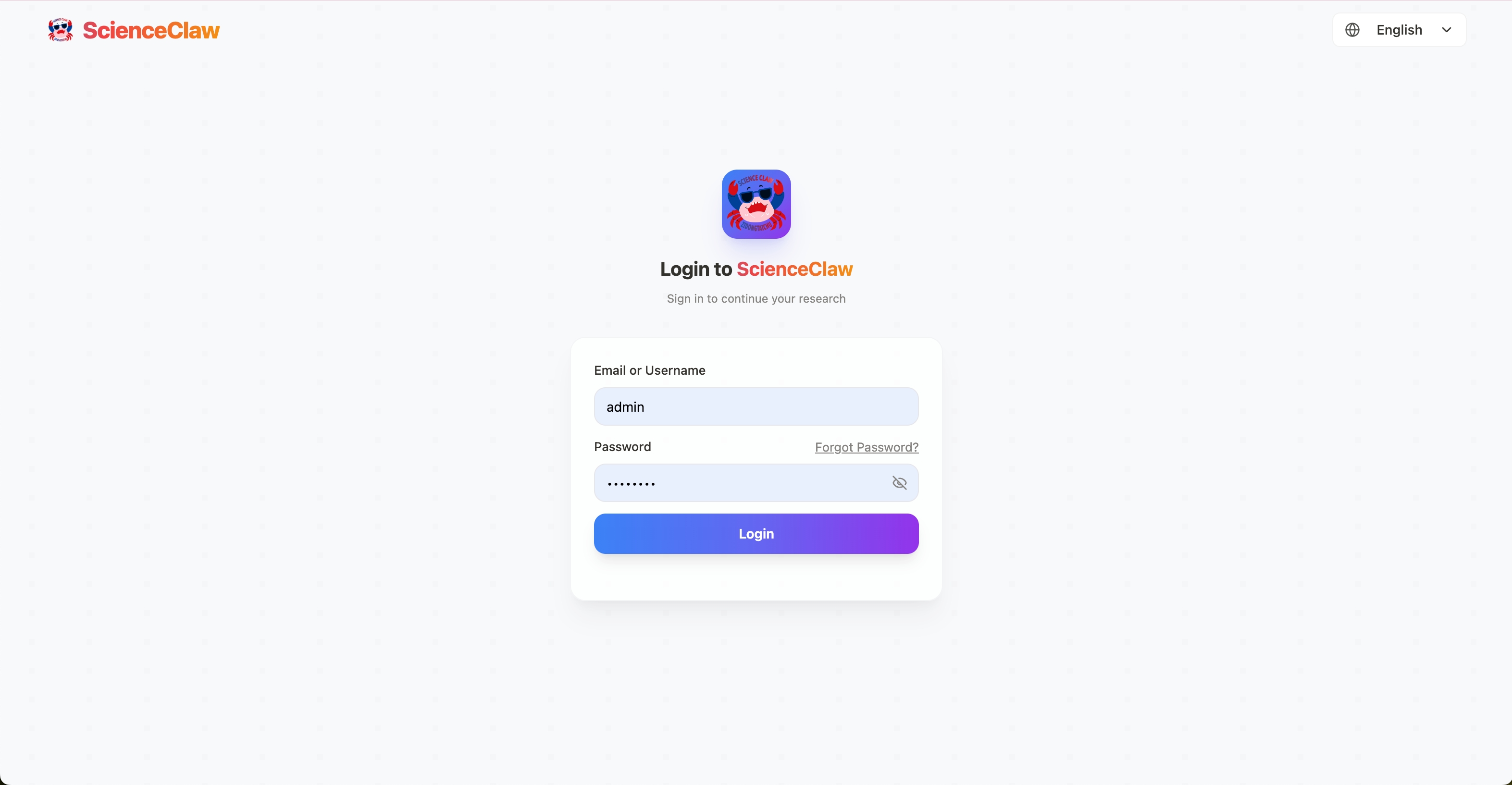 Login Page