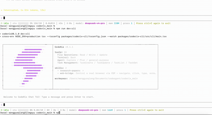 Coderix Demo
