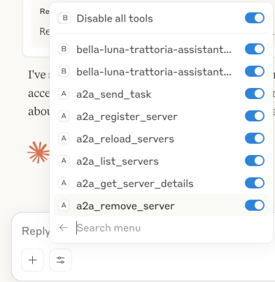 Checking the MCP Tools