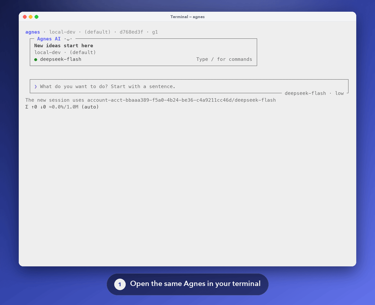 The terminal UI resumes a session started on the Web, shows its history, tool records and result table, answers a follow-up, and the same thread is up to date back on the Web