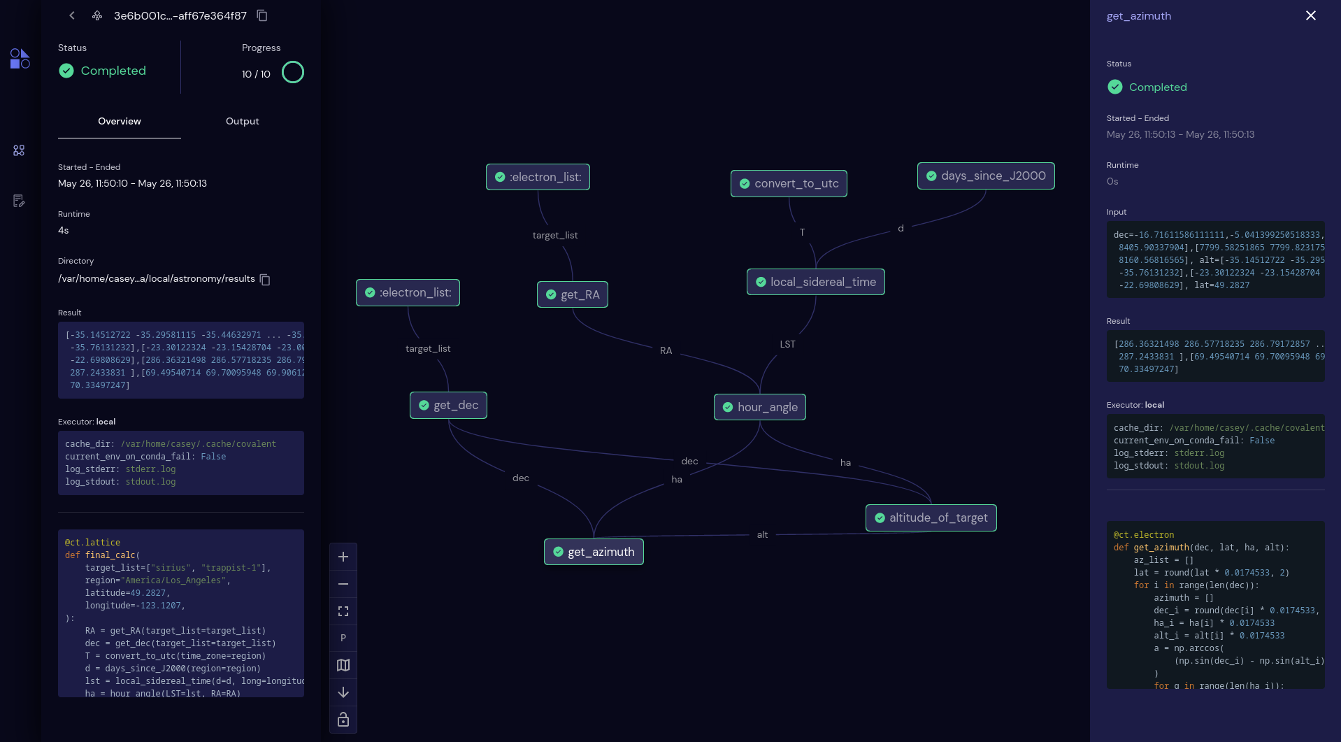 covalent user interface