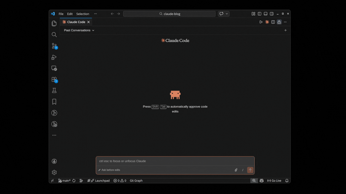 Blog write command demo