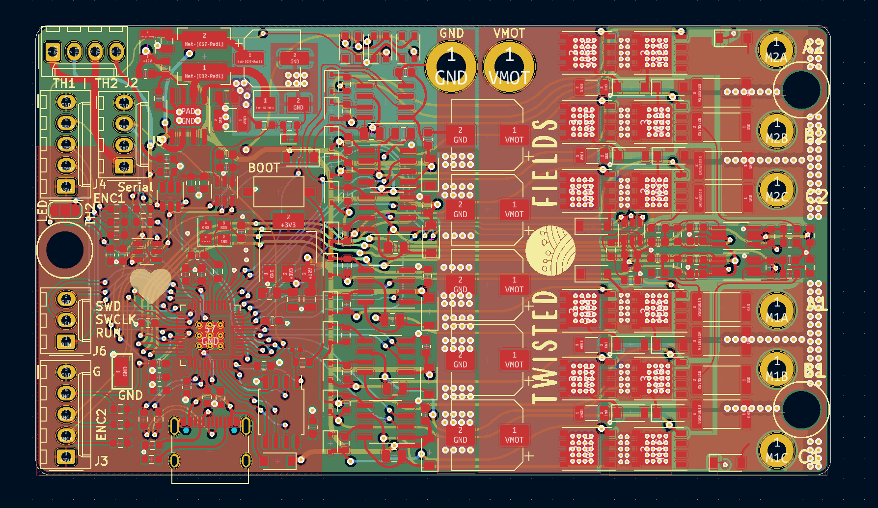 A screenshot of the PCB Layout